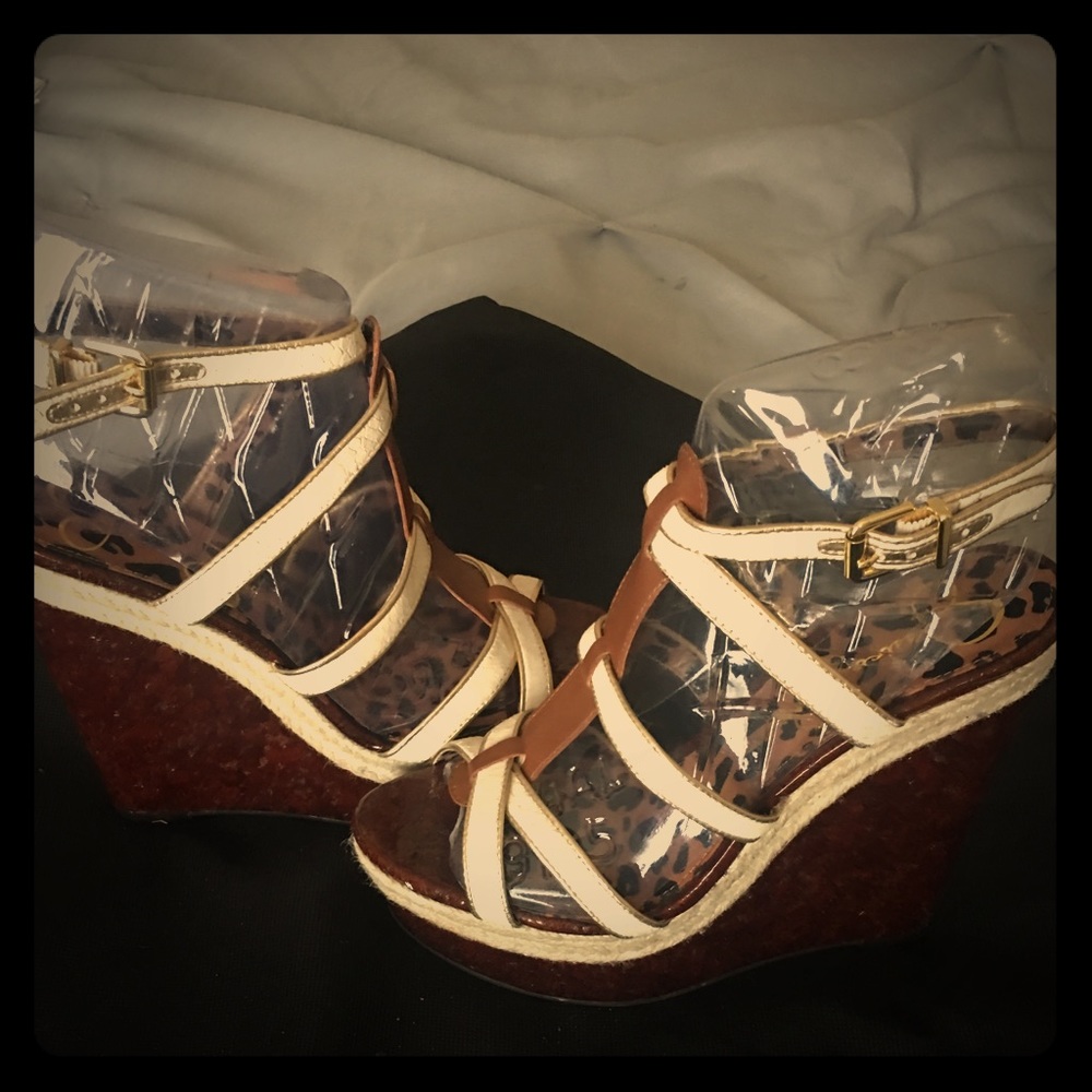 Jessica Simpson Wedged heeled strappy sandals
